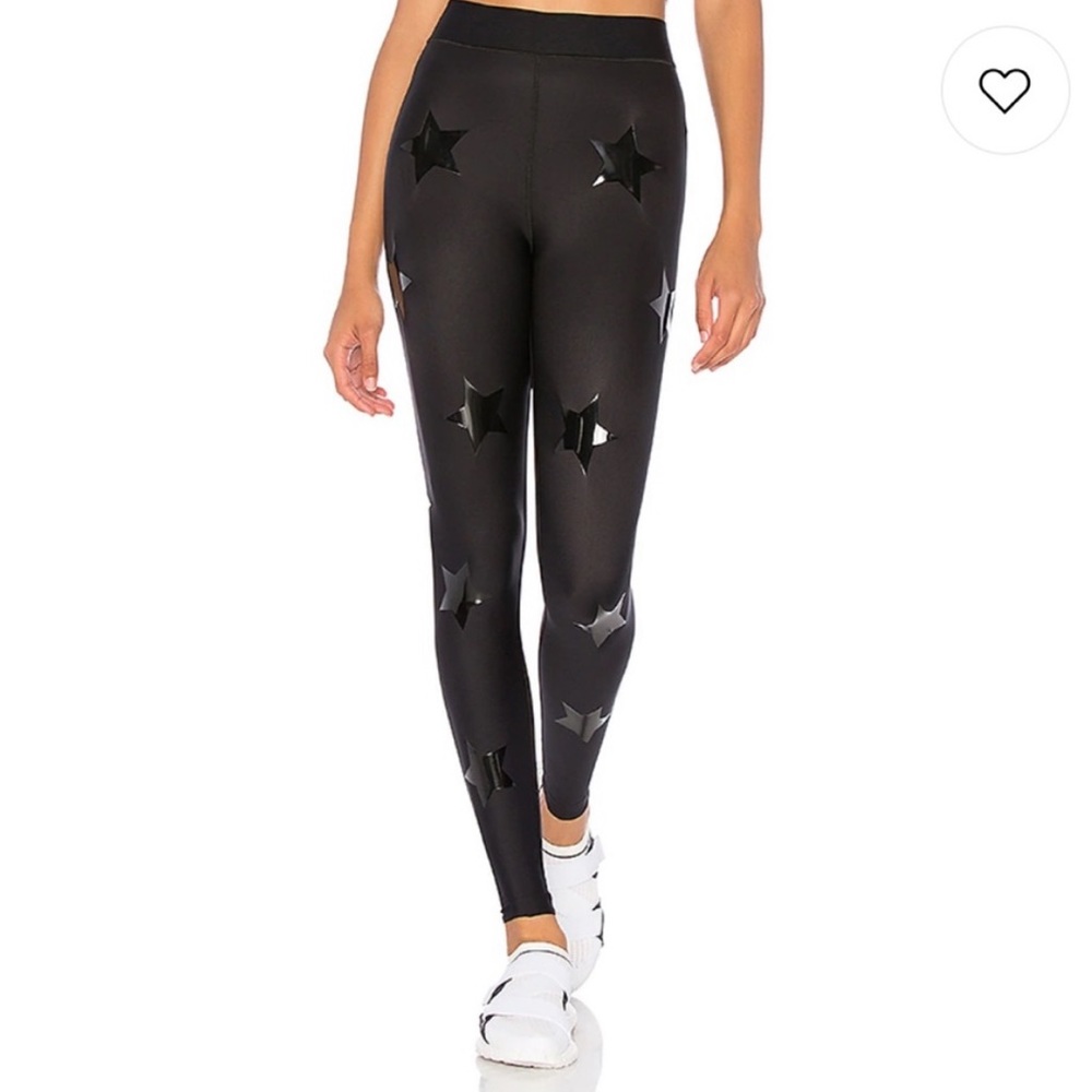 Ultracor Star Print Black Leggings **NEW**